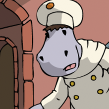 Der Koch fühlt sich unwohl im Keller.