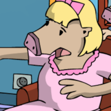 Jutta verfolgt die Fernseh-Liveübertragung bei sich zuhause.