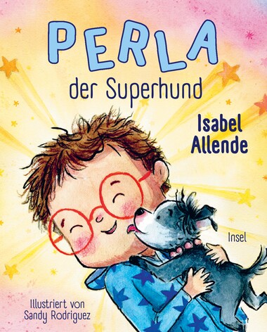 Das Cover zeigt einen Jungen, der einen Hund knuddelt.