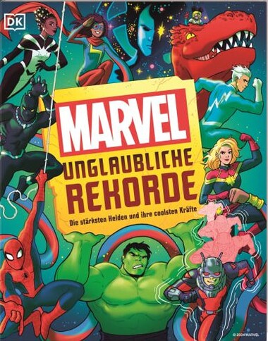 Das Cover zeigt verschiedene Comic-Superheld/-innen.
