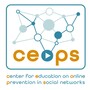 CEOPS in orangefarbener Schrift, das o sieht aus wie ein Play-Zeichen