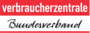 Das Logo der Verbraucherzentrale. Verbraucherschutzzentralen beraten Verbraucher in Deutschland